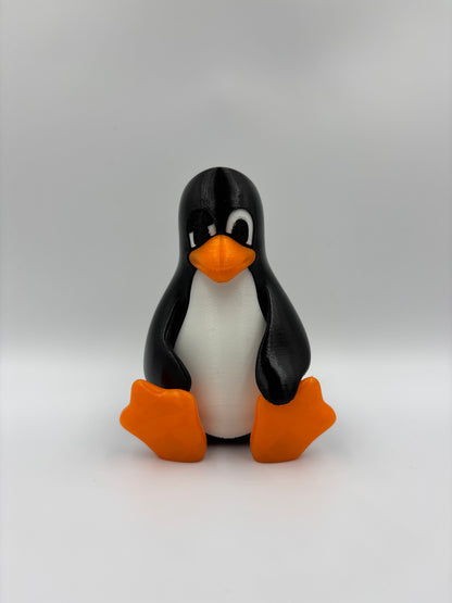 Skeptical Tux Linux Penguin